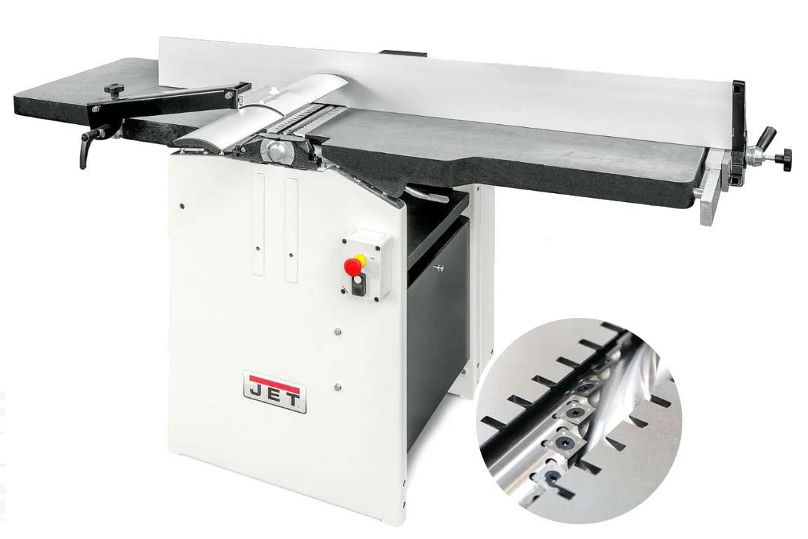 JET - RDJ-410-HH - Dégauchisseuse-Raboteuse 410 Mm avec Arbre Hélicoïdal - 230V - Fabrication Européenne