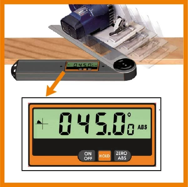 CMT DAF-001 Rapporteur D'angle Numérique Multifonctions - Outil de Mesure Précise pour Menuiserie – Image 4