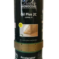 RUBIO MONOCOAT Oil + 2C Set - Huile Bois Écologique & Accélérateur pour Intérieur - Pigmentée
