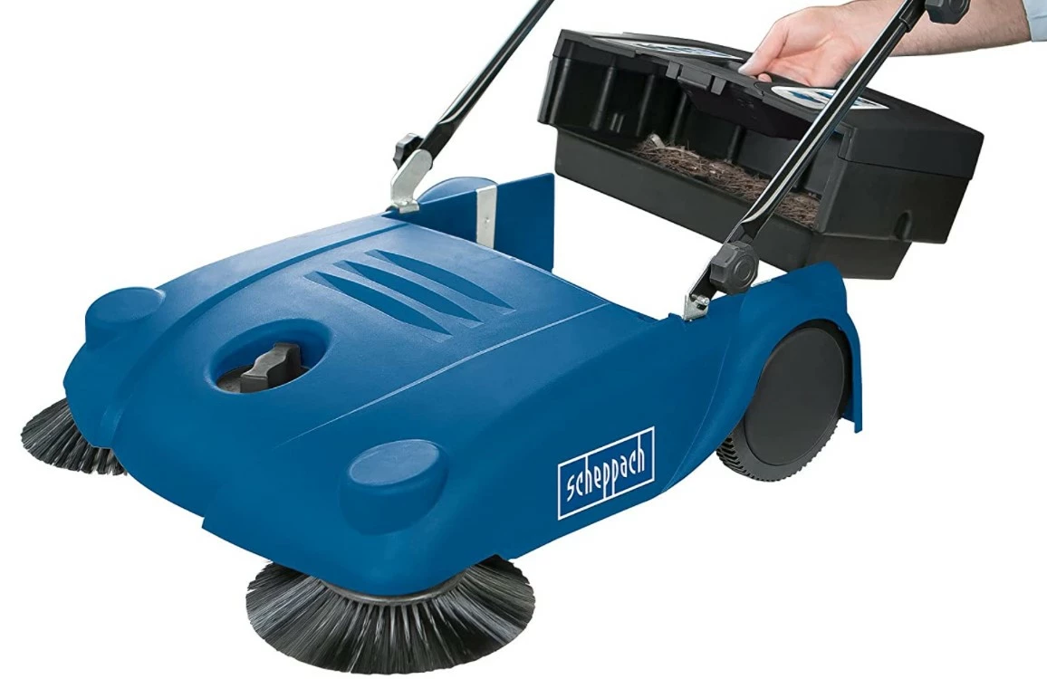 Balayeuse Mécanique Scheppach S700 - Largeur 700 mm - Bac de 16 Litres - Idéal pour Bâtiment et Jardin – Image 3