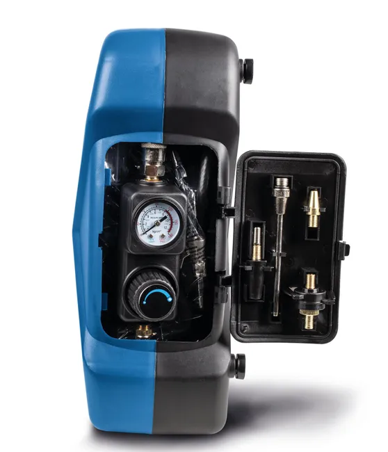 SCHEPPACH - Compresseur Portatif 2L 1100W avec 12 Accessoires, Pression Max 8 Bar | Idéal Bâtiment, Bois, Métal, Jardin – Image 3