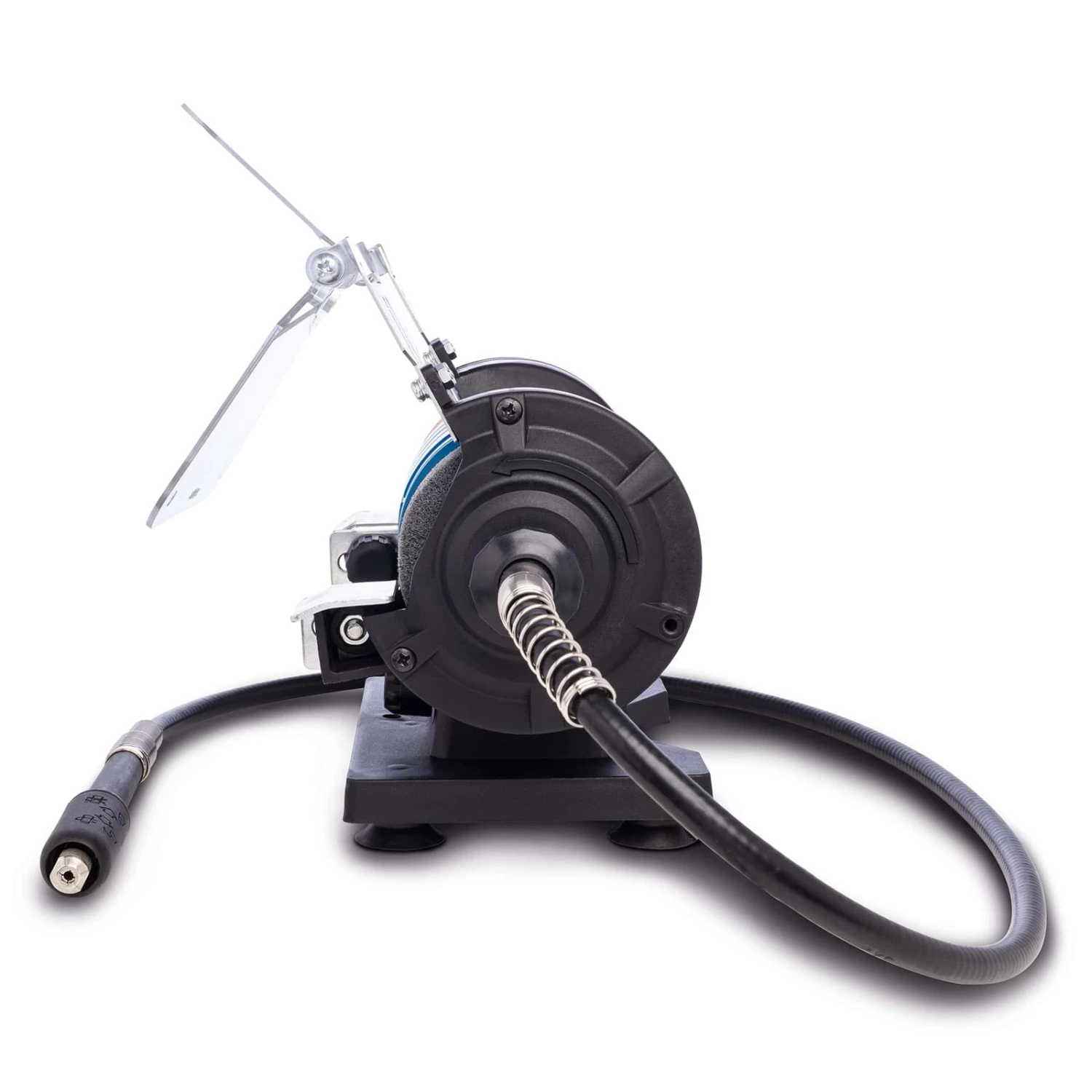 SCHEPPACH - HG35 Touret à Meuler 120 W avec Meule 75 x 25 mm et Coffret de 103 Pièces Offert – Image 2