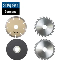 Set de 4 Lames ø115 mm pour Scie Plongeante PL 305 - Scheppach