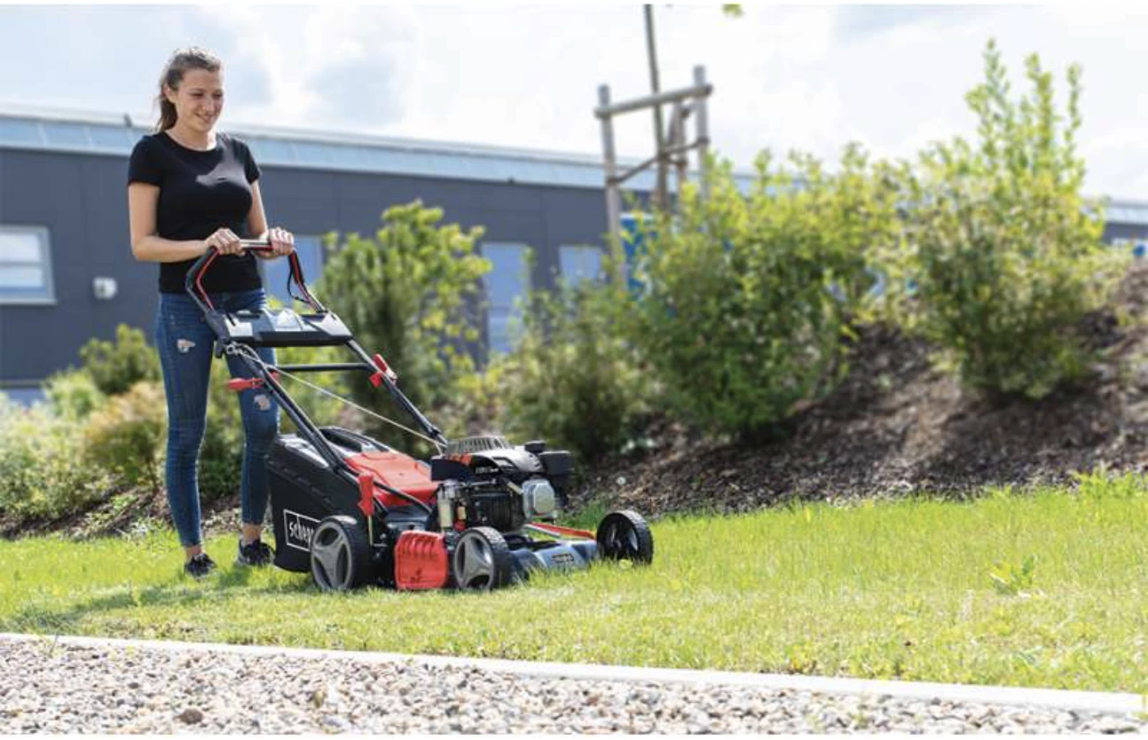 SCHEPPACH MS225-53 Tondeuse Thermique Autotractée 53cm, 7 CV Moteur 4 Temps - Pour Jardin Professionnel – Image 3