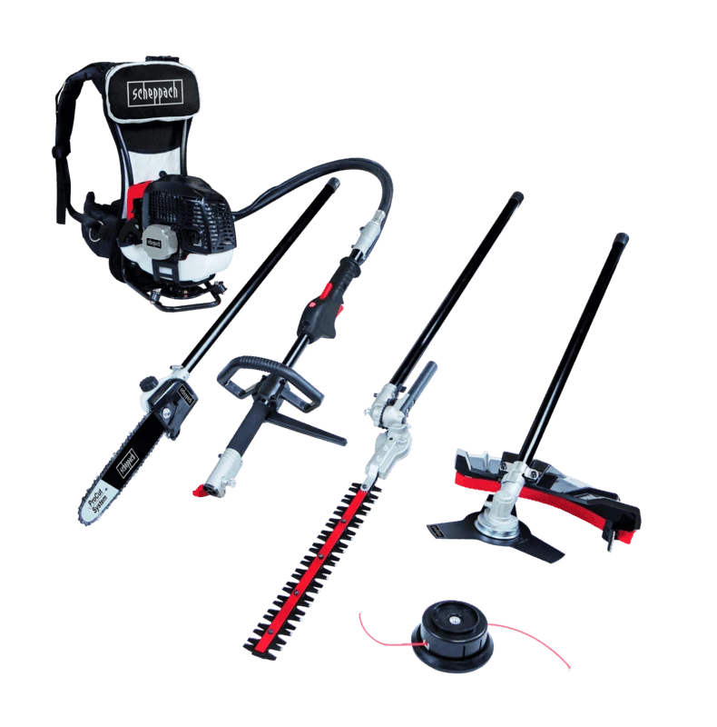 SCHEPPACH - Outil Multi-fonctions 4 En 1 MFH5300-4BP 51,7 Cm3 | Coupe bordure, Débroussailleuse, Multifonction – Image 2