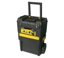 Servante Mobile 2 en 1 - Caisse à Outils et Support de Rangement