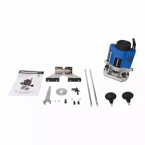 Silverline - Pack Défonceuse Sous Table + Défonceuse Plongeante - Outillage Bois Professionnel – Image 7