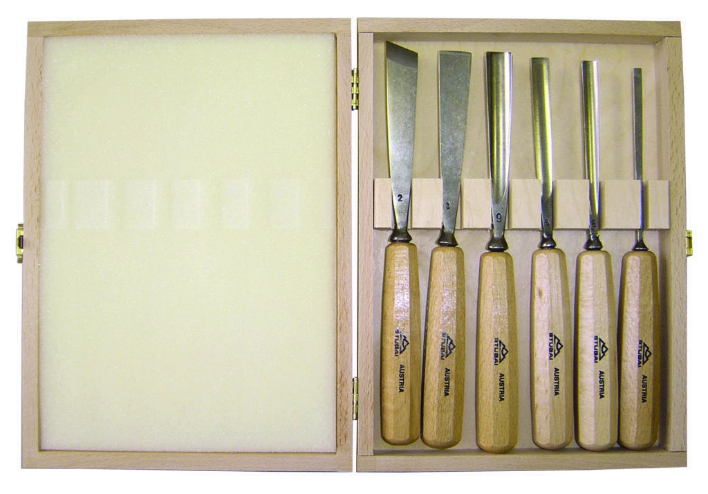 STUBAI - Coffret De Couteaux à Sculpter - 6 Pièces - Outillage à Main Haut de Gamme – Image 2