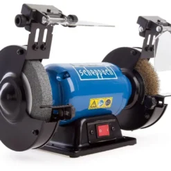 Scheppach SM150LB Touret à Meule et Brosse Métallique, Ø 150 mm, 400 W - Idéal pour Bois et Métal