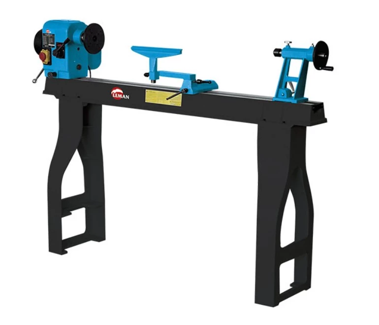 LEMAN - TAB110 Tour à Bois 1100 mm avec Tête Pivotante - 230V/1100W - Tournage sur Bois Professionnel