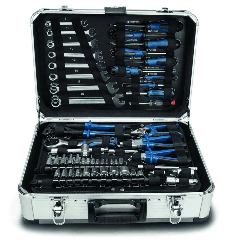 Malette à Outils SCHEPPACH TB150 - 101 Outils en Chrome Vanadium | Caisse à Outils Professionnelle