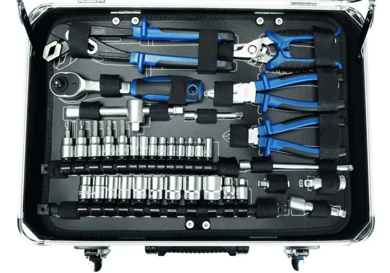 Malette à Outils SCHEPPACH TB150 - 101 Outils en Chrome Vanadium | Caisse à Outils Professionnelle – Image 3