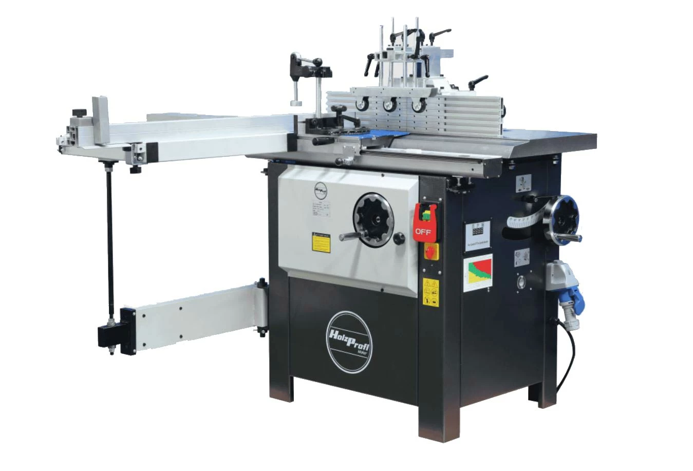 HOLZPROFI MAKER - TO1000M-MONO - Toupille Avec Chariot, Lame 1000 X 240, 2800 W, 230V | Toupies à Bois Haute Performance