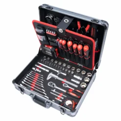 TOOL FRANCE - TFCO-136P Coffret En Aluminium 136 Outils Professionnels Pour Bricolage