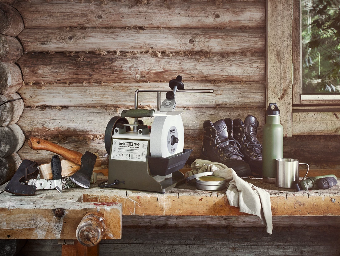 TORMEK T-4 Bushcraft Meule D’origine ø200×40 Mm - Affûteuse Monophasée Industriel 120 W, 230 V, 50 Hz – Image 10