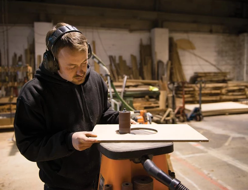 Triton TSPS 450 - Ponceuse à Cylindre Oscillant 450W pour Bois et Métal – Image 7