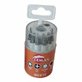 LEMAN - Tonnelet de 9 Embouts 25 mm avec Porte-Embout Magnétique | Outillage Professionnel