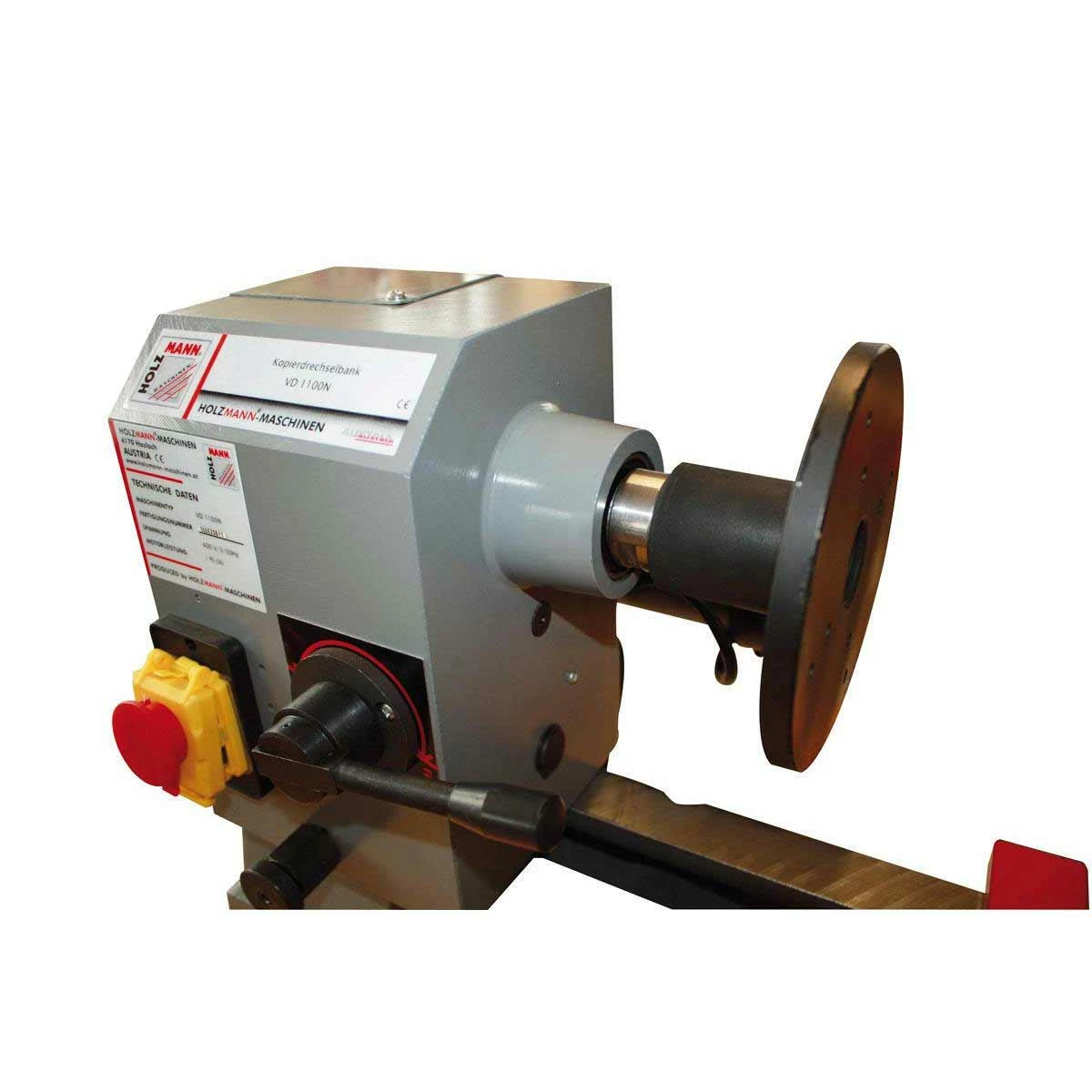 HOLZMANN VD1100N Tour à Bois Avec Copieur - 1100 mm Entre-pointes - 1100W, 1,5CV, 230V/400V – Image 2