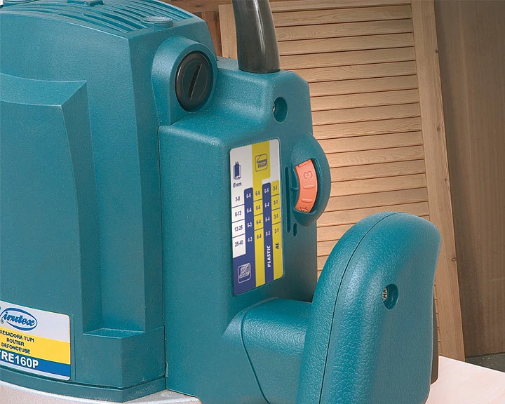 VIRUTEX FRE160P Défonceuse 230V 1800W avec Variateur de Vitesse - Fraisage Profondeur 60mm – Image 6