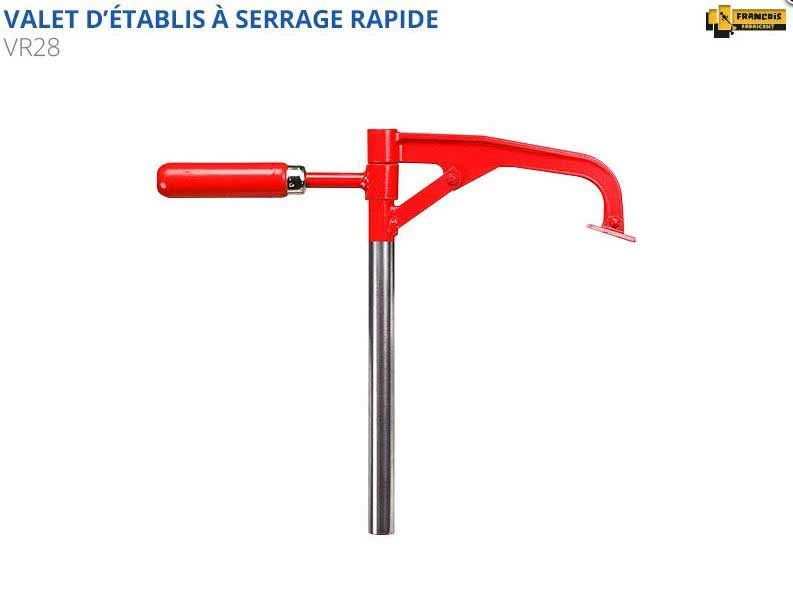 Valet D'établi à Serrage Rapide VR28 | Diamètre 28 Mm | ETABLIS FRANCOIS – Image 2