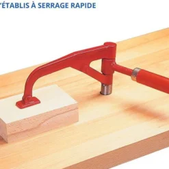 Valet D'établi à Serrage Rapide VR28 | Diamètre 28 Mm | ETABLIS FRANCOIS