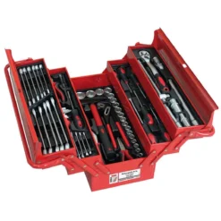 HOLZMANN WZK86CRV - Caisse Métallique Avec 86 Outils Chrome Vanadium | Outillage Professionnel