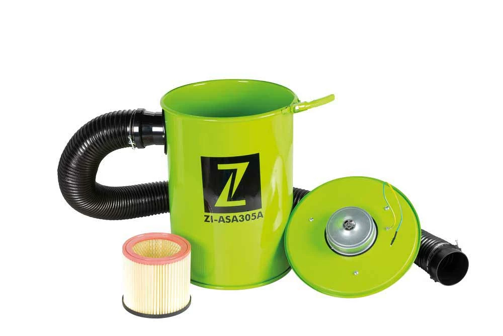 ZIPPER ZI-ASA305A Aspirateur Tonneau 1100W 50 Litres - Avec Buses de Raccordement - Puissant et Polyvalent – Image 2