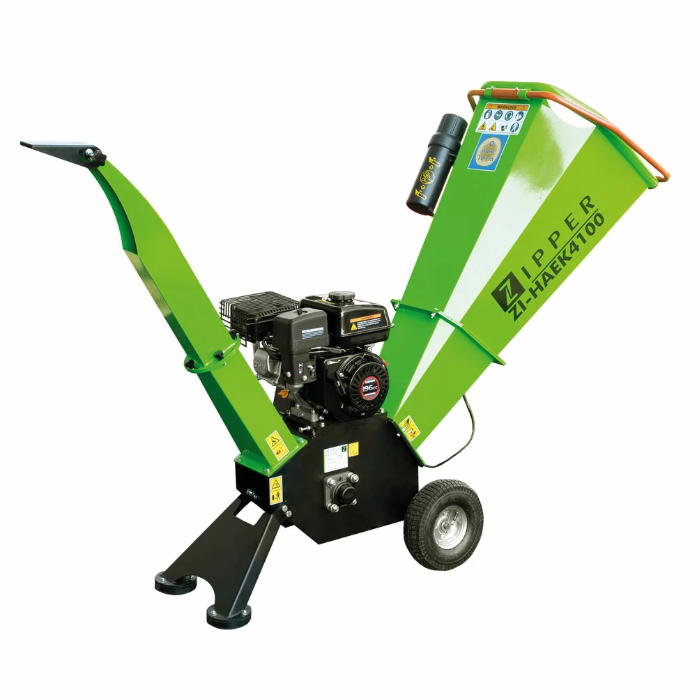 Zipper ZI-HAEK4100 Broyeur De Végétaux Thermique 4100W - Diamètre Max. 100 Mm | Haute Performance