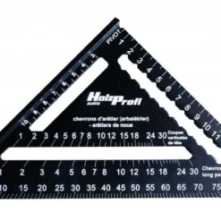 HOLZPROFI - ZU-EDC - Équerre de Charpentier en Acier Inoxydable | Outillage à Main pour Menuiserie