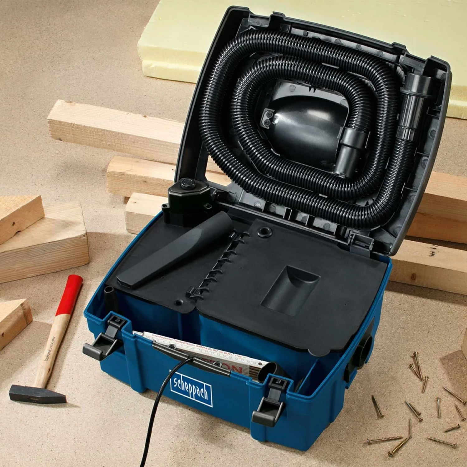 SCHEPPACH - HD2P Aspirateur Et Gonfleur 5 Litres - 1250 W - Aspirateur Puissant et Polyvalent – Image 2