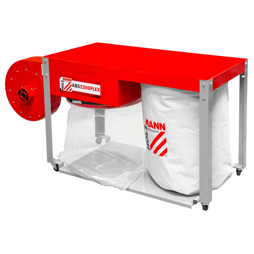 HOLZMANN - ABS2200FLEX Aspirateur D'Atelier 230V ou 400V - 160 Litres, 2200W | Aspirateur pour Bois, Métal, Bâtiment, Jardin