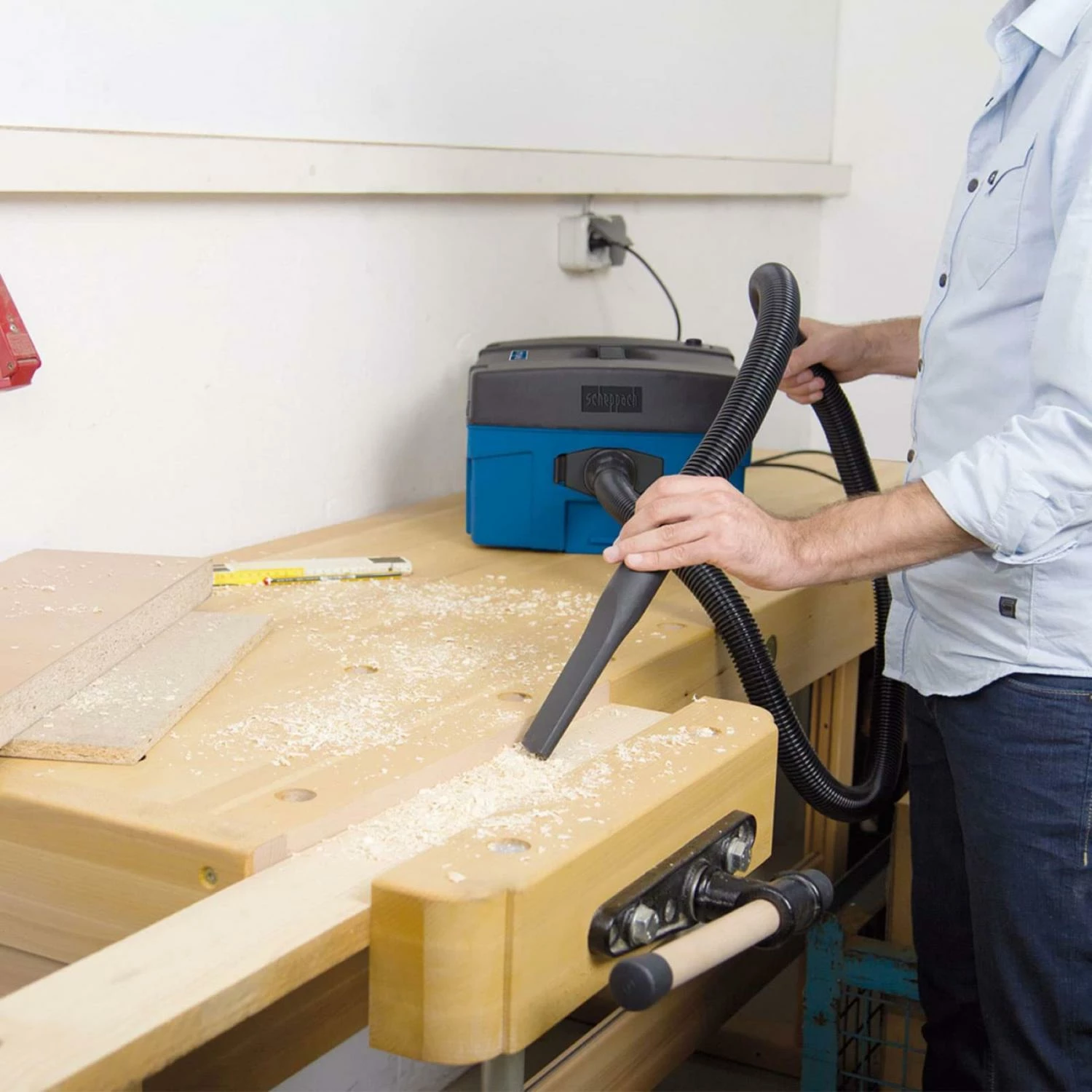 SCHEPPACH - HD2P Aspirateur Et Gonfleur 5 Litres - 1250 W - Aspirateur Puissant et Polyvalent – Image 3