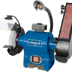 SCHEPPACH BGS700 Touret Mixte à Bande et à Disque Ø150 mm 250W 230V 50Hz - Ponceuse Polyvalente