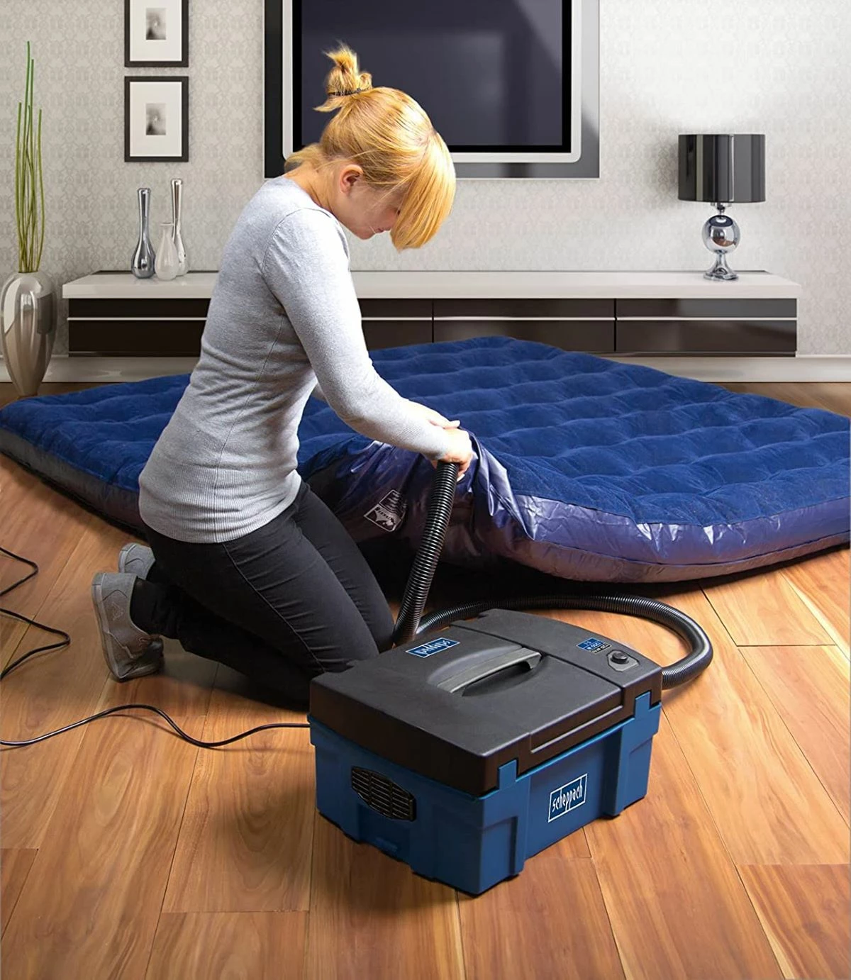 SCHEPPACH - HD2P Aspirateur Et Gonfleur 5 Litres - 1250 W - Aspirateur Puissant et Polyvalent – Image 5