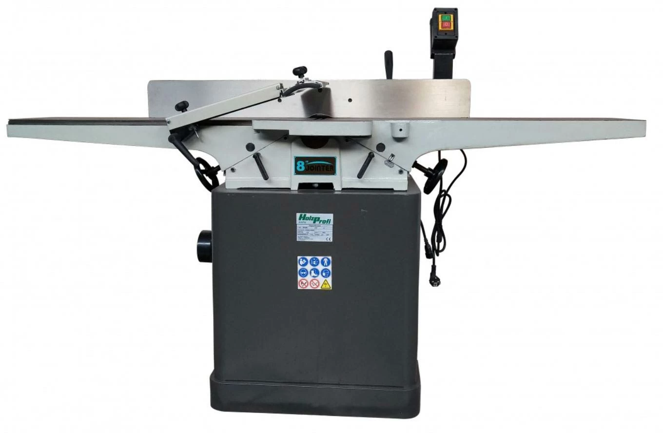 HOLZPROFI MAKER - ZF200 Dégauchisseuse D'Atelier 200 mm, 2200 W - Machine à Bois Professionnelle