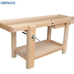 ÉTABLIS FRANÇOIS - MEV Établis D'ébéniste Avec Presse Avant Verticale VE24 - Outillage Professionnel