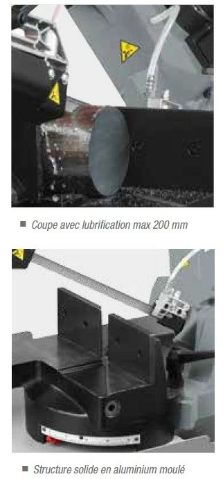 Scie à Ruban Métal FEMI 2200 XL - 230V 2000W, Coupe Max. 200 mm - Outillage Professionnel – Image 2