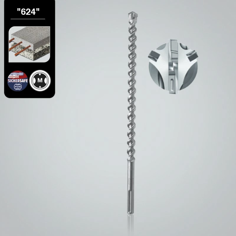 Foret SDS Max - 4 Taillants pour Béton Armé - Différents Diamètres Disponibles | Outillage Pro – Image 2