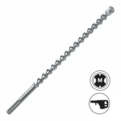 Foret SDS Max - 4 Taillants pour Béton Armé - Différents Diamètres Disponibles | Outillage Pro