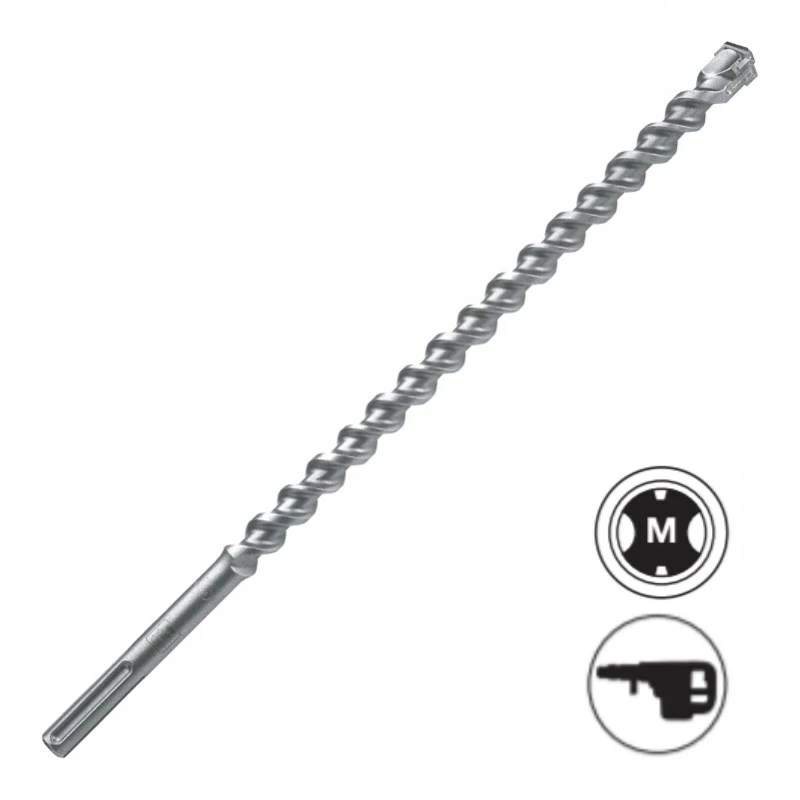 Foret SDS Max - 4 Taillants pour Béton Armé - Différents Diamètres Disponibles | Outillage Pro