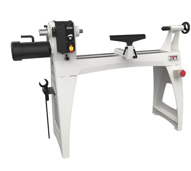 JET JWL-1840EVS-M Tour à Bois avec Variateur de Vitesse - 1000 mm Entre-pointes - 230V 1,5 kW (2 CV) S1