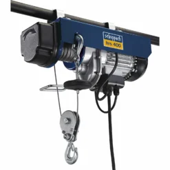 Scheppach - Palan électrique HRS 400 | Machine de levage robuste pour bâtiment | Facile à utiliser