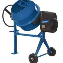 Scheppach Bétonnière MIX125 - 550W (125 Litres) - Mélangeur de Béton Puissant et Fiable