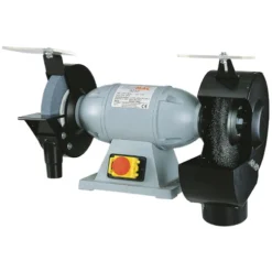 PROMAC 324F Touret à Affûter 230V - 450 W - Meule et Brosse 200mm - Pour Bois et Métal