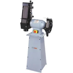 PROMAC Touret-Ponceuse à Bande 400 V, 1.4kW, Bande 100x1150mm, Avec Socle | Machine à Bois Professionnelle