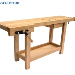 ÉTABLIS FRANÇOIS - ESCH Établi Sculpteur / Luthier avec Presse Avant Horizontale PH28 - Outillage Professionnel