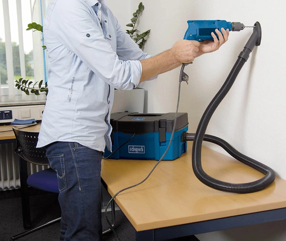 SCHEPPACH - HD2P Aspirateur Et Gonfleur 5 Litres - 1250 W - Aspirateur Puissant et Polyvalent – Image 6