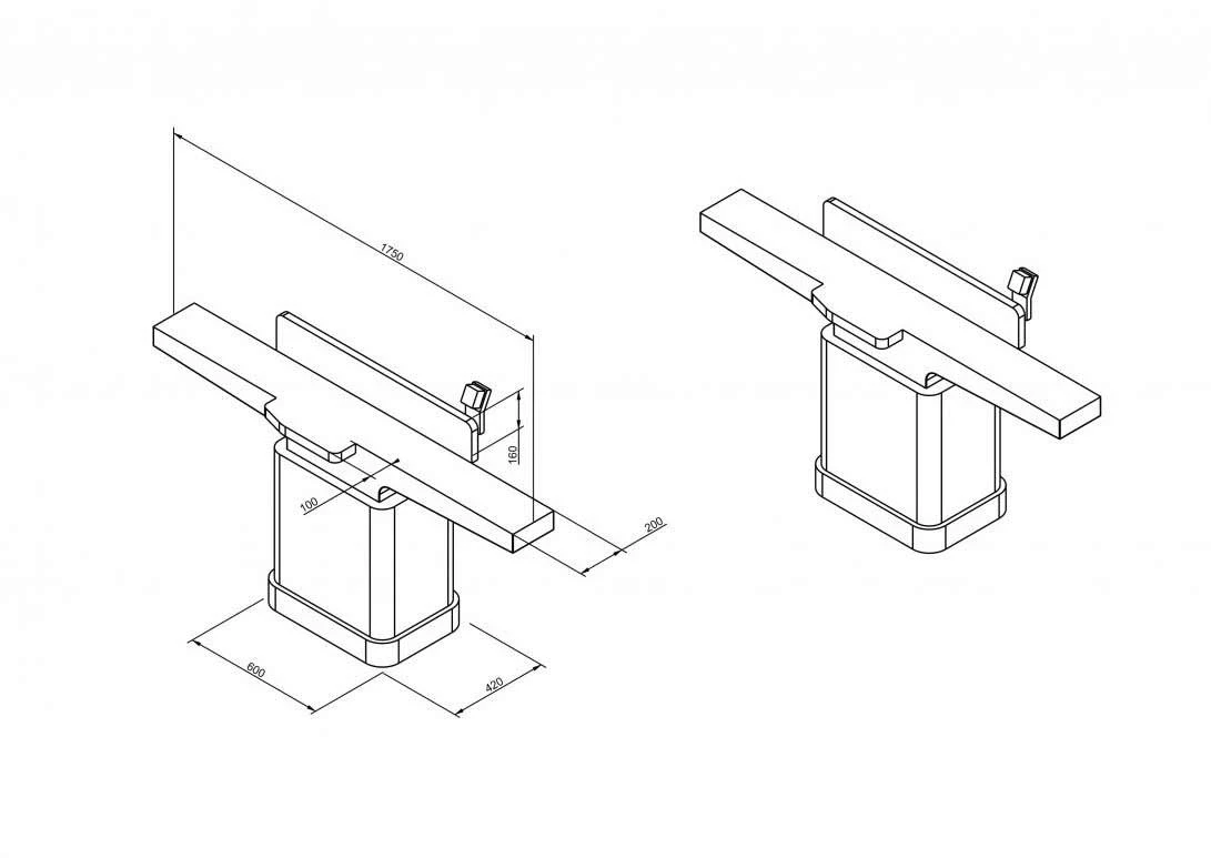 HOLZPROFI MAKER - ZF200 Dégauchisseuse D'Atelier 200 mm, 2200 W - Machine à Bois Professionnelle – Image 5