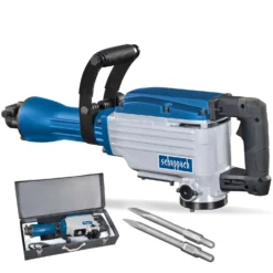 Scheppach AB1600 Marteau De Démolition 230V 50Hz 1600W - 50J (à Emmanchement Hexagonal) - Outil de Construction Professionnel