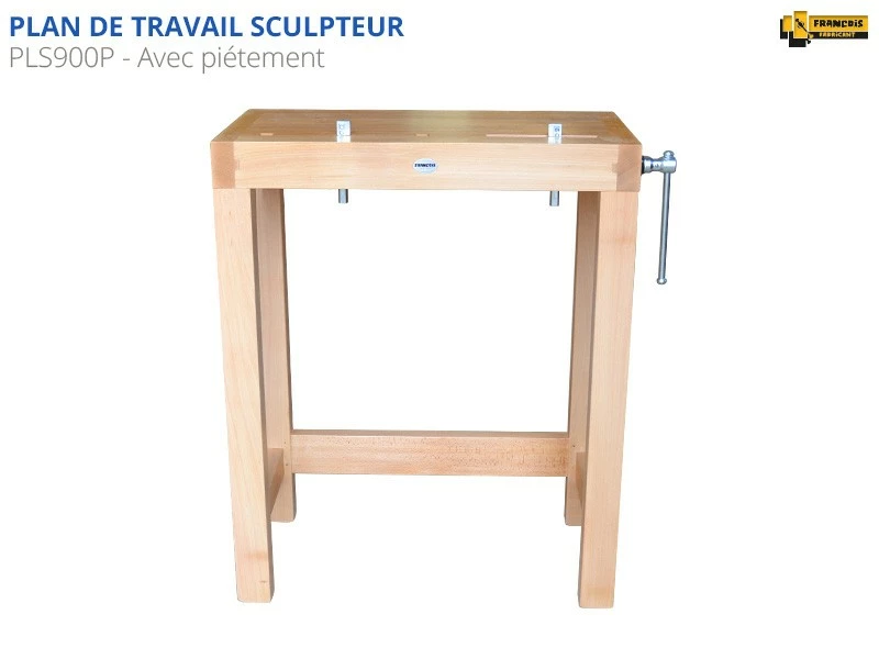 ÉTABLIS FRANÇOIS - PLS900 Plan De Travail Pour Sculpteur | Établi Professionnel | Outillage à Main – Image 8